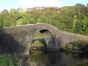 The actual Bridge Over the Atlantic in the Highlands that inspired my debut novel
